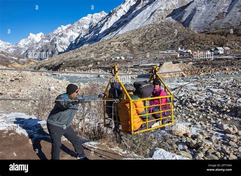 India Uttarakhand Gangotri Himalaya Pilgrimage Site Bhagirathi