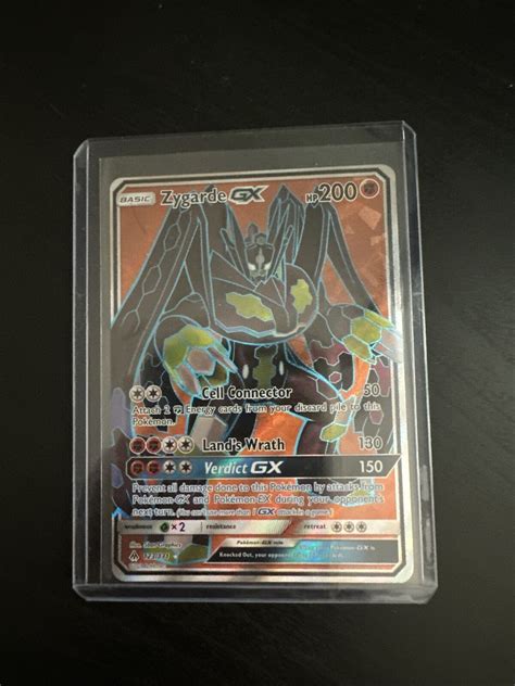 Zygarde Gx 123131 Full Art Ultra Rare Sun And Moon Forbidden Light