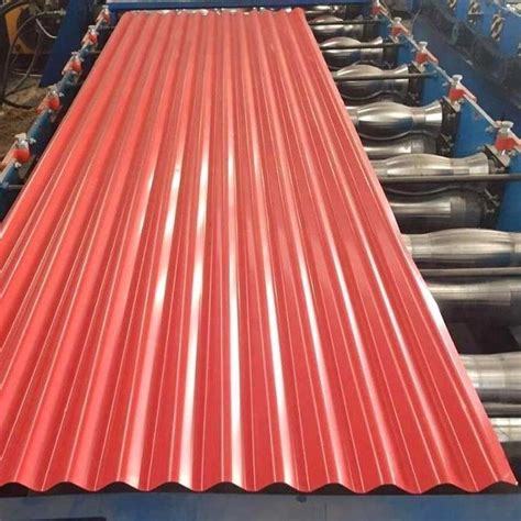 Color Coated Steel Roofing Sheets Wave Type Corrugated Color Roof