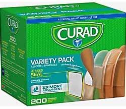 Amazon Curad Variety Pack Sided Seal Bandages Box