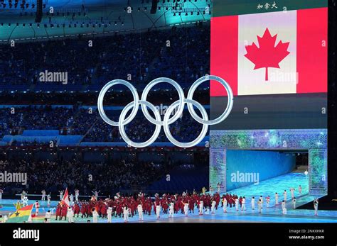 The Opening Ceremony Of The Beijing Winter Olympic Games Is Held At The