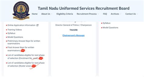 TNUSRB SI Result 2023 Out TN SI Cut Off And Result PDF