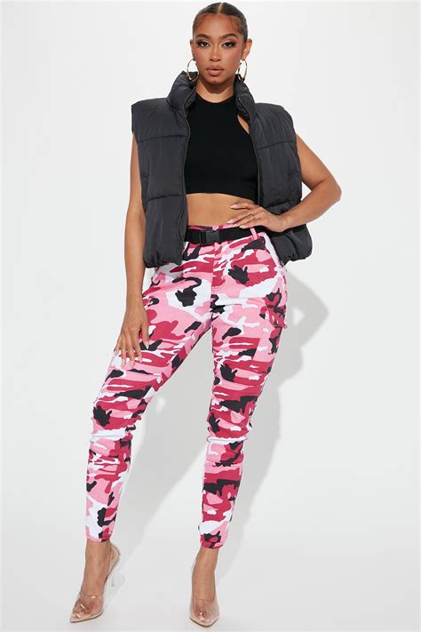 Pink Camo Clothing For Women