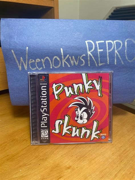 Punky Skunk Reproduction Case No Disc Ps1 Etsy