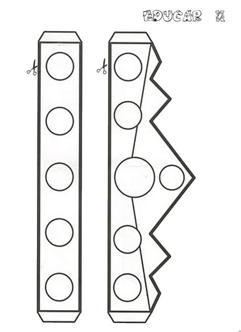 Educar X Molde De Coroas De Reis E Princesas