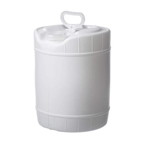 Hudson Exchange Gallon Winpak Handled Container With Cap Hdpe White