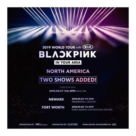 Blackpink World Tour In Your Area Tour Posters Entertainer Of