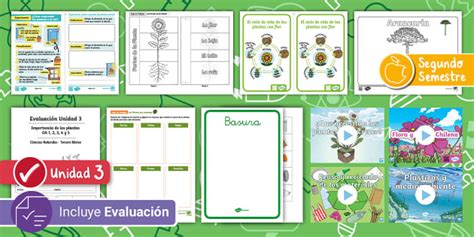 Pack Ciencias B Sico Plantas Y El Reciclaje Unidad