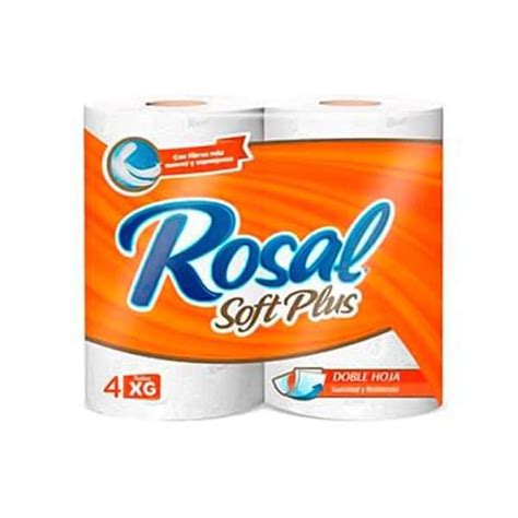 PAPEL HIGIENICO ROSAL PLUS NARANJA 400H Super Fresh Market