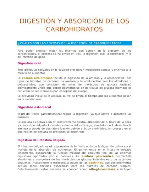 Docx Digesti N Y Absorci N De Los Carbohidratos Dokumen Tips