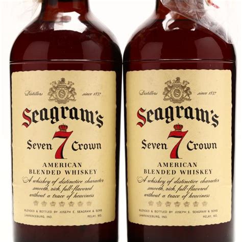 Seagrams 7 Crown American Blended Whiskey Lot 1108 Rare Spiritsfeb