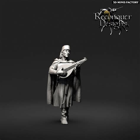 Lute Player De La Suite De King Alfonso Ix De Leon Pour La Faction