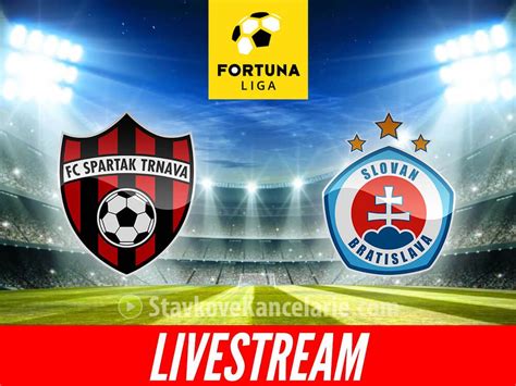 Trnava Slovan live stream a TV prenos Ako sledovať zápas naživo