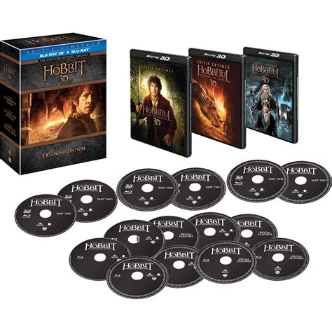 Hobbit Trilogy Extended Edition 15 Discs [3dbd] [2014] Emag Ro