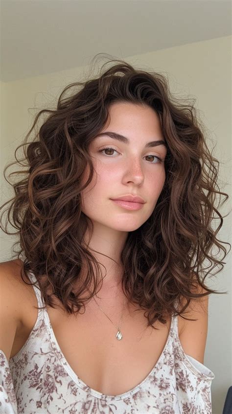 Cabelo Médio Ondulado Natural - 16 Cabelo ondulado ideas in 2025 | curly hair styles, natural curly ...