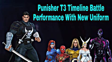 Punisher T3 With New Uniform Timeline Battle Performance Showcase