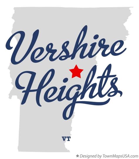 Map of Vershire Heights, VT, Vermont