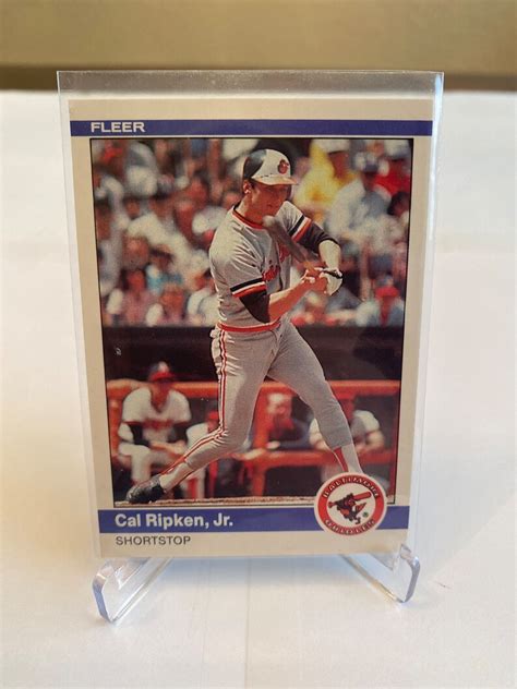 Fleer Cal Ripken Jr Rd Year Card Hall Of Famer Etsy