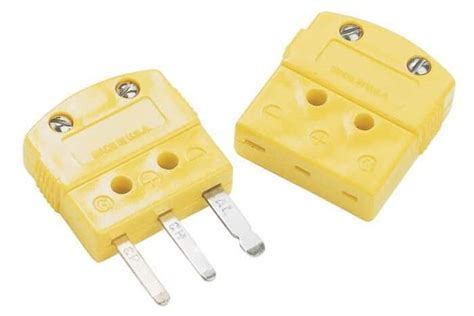 Newport Mtp K M N Prong Thermocouple Plug Male Miniature Type K