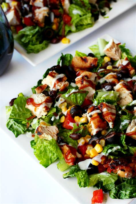 Grilled Chicken Barbecue Salad Kim S Cravings