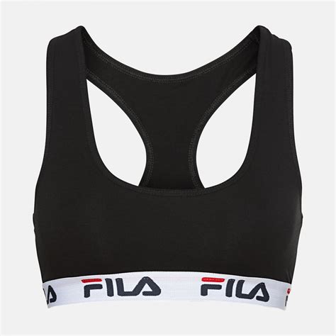 Fila Bra Women 1 Pack Black Black Fila Official