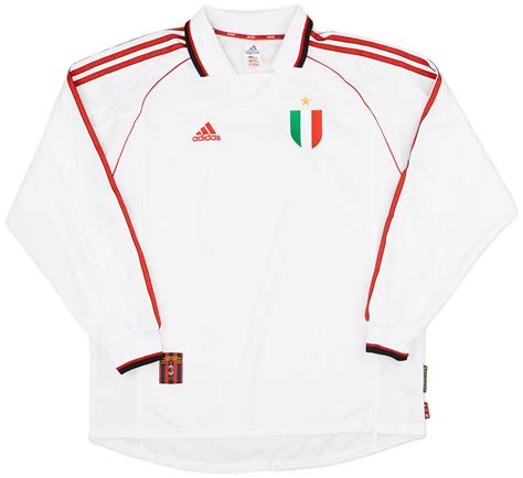 Ac Milan Player Issue Centenary Away L S Shirt Xl