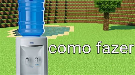 Minecraft Como Fazer Um Bebedouro Youtube