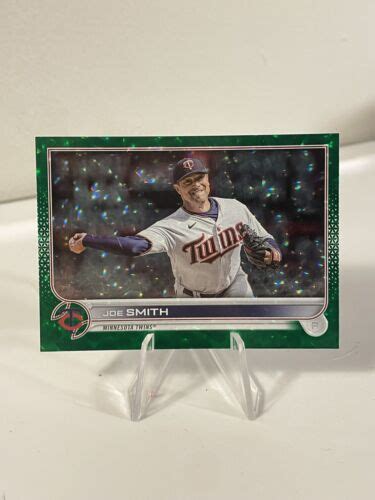 2022 Topps Update Series Joe Smith Us55 Green Foil Parallel 499 Minn