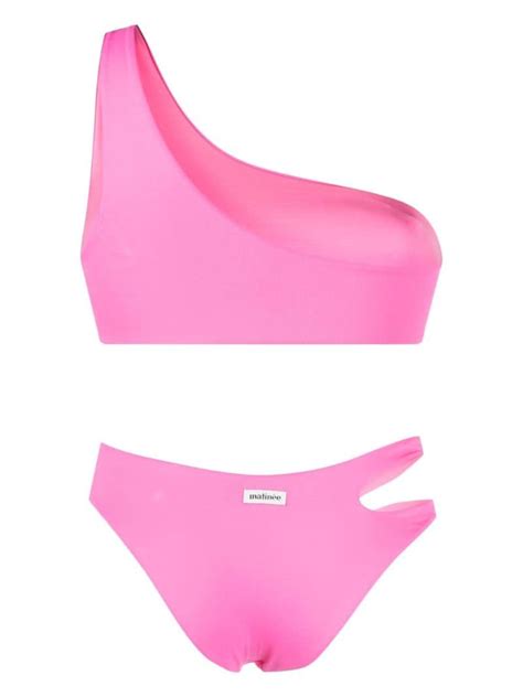 Matin E Cut Out One Shoulder Bikini Eraldo Us