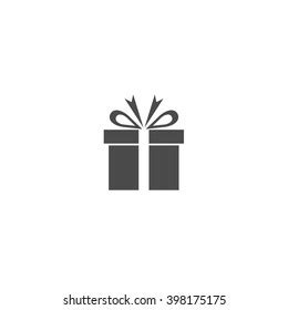 Open Gift Box Icon Symbol Simple Stock Vector Royalty Free