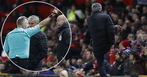 Jose Mourinho Sent To The Stands During Manchester Uniteds Clash With