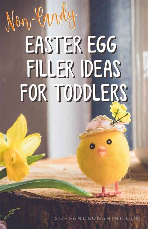 List Of 15 Great Non Candy Easter Egg Filler Ideas For Toddlers