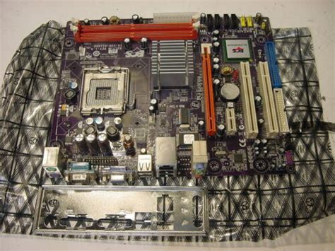 Ecs G T M Motherboard With I O Shield Ebay