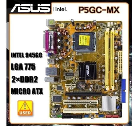 Placa M E Asus P Gc Mx Intel Lga Ddr Parcelamento Sem Juros