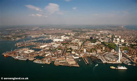 Aeroengland Aerial Photograph Of Portsmouth Hampshire England Uk