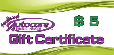 GOSWAC 5 Dollar Gift Certificate