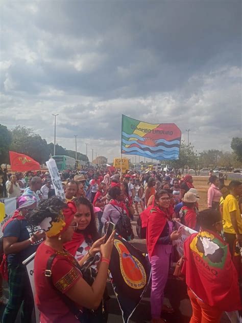 Quilombolas Gather At Aquilombar Act In Brasilia For Land Titling