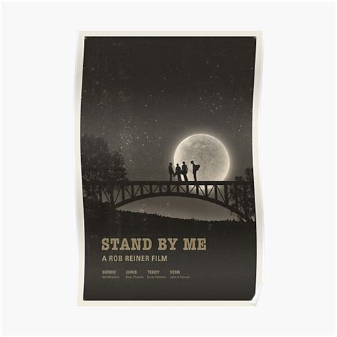 "Stand by Me" Poster for Sale by SITM | Redbubble