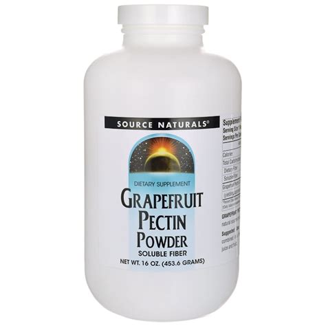 Source Naturals Grapefruit Pectin Powder 16 Oz 4536 Grams Pwdr