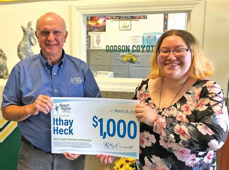 Dodson Student Awarded Reach Higher Montana Scholarship Phillips