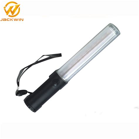 Red Green Road Safety Police Led Marshalling Wand Traffic Baton With