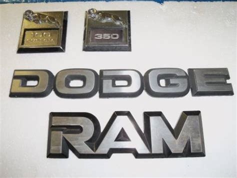 SOLD - Dodge RAM fender & hood emblems | For Trucks Only Forum