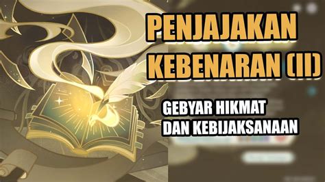 Penjajakan Kebenaran II Event Gebyar Hikmat Dan Kebijaksanaan