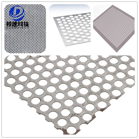 Hole Perforated Aluminum Plate Screen Pegboard With Hooks Punching