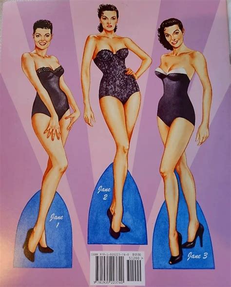 Jane Russell Paper Doll By Bruce Patrick Jones In Barbie Paper