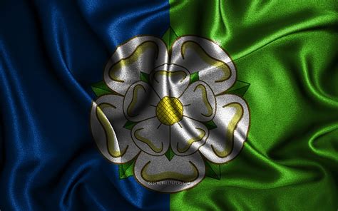 East Riding Of Yorkshire Flag Silk Wavy Flags English Counties Flag Of East Riding Of