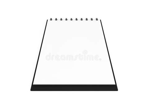 Cuaderno Espiral Realista En Blanco Libreta Aislada En El Fondo Blanco