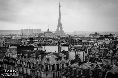 Black and White Paris France scene - MetroScenes.com - Paris, France - October 2012 - City ...