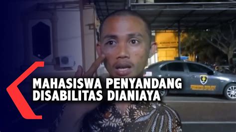 Dosen Diduga Aniaya Mahasiswa Penyandang Disabilitas YouTube