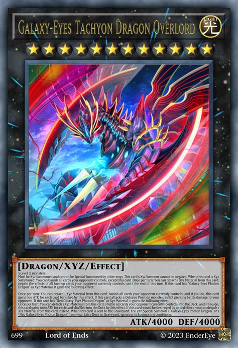 Galaxy Eyes Tachyon Dragon Deck